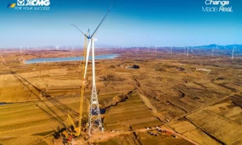 crawler crane completes