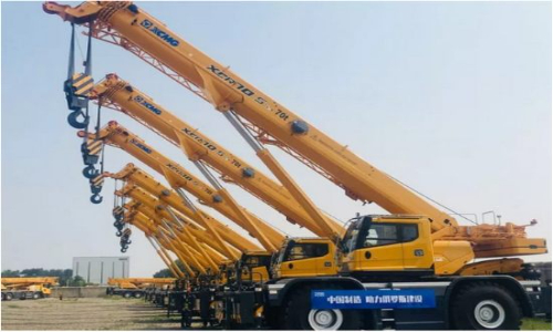 New Rough-terrain Crane Export Rose by 167% in 1st Half Year