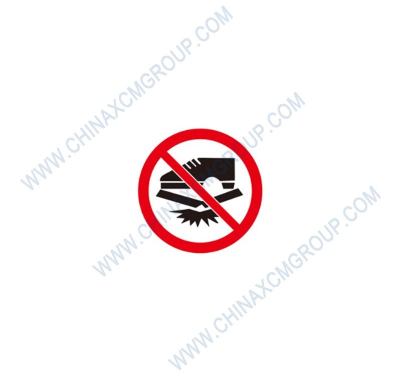 329900189 No Treading Safety Sign
