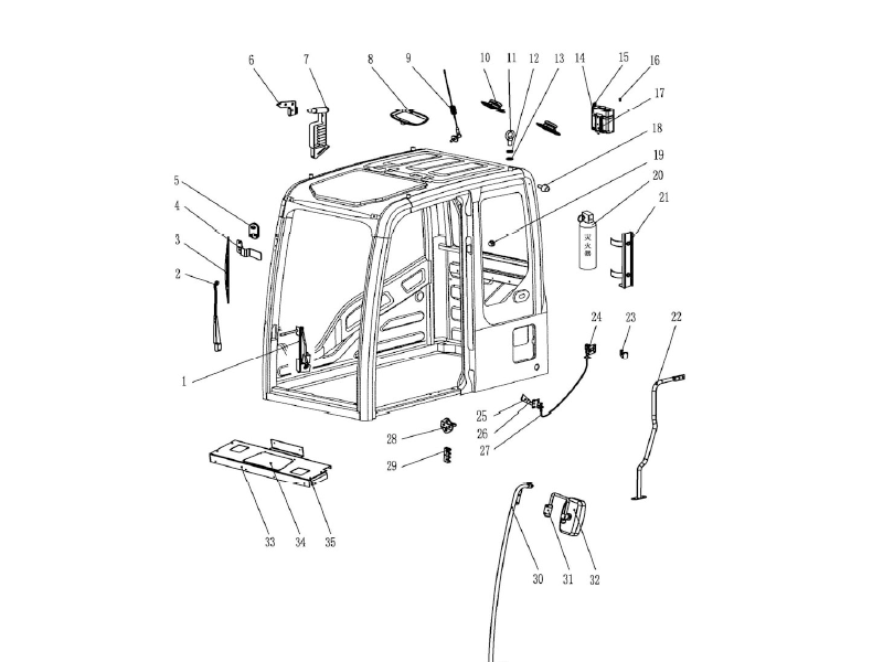 XCMG Cab