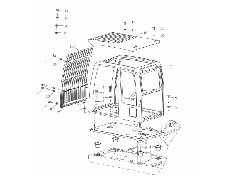 XCMG Cab Assembly