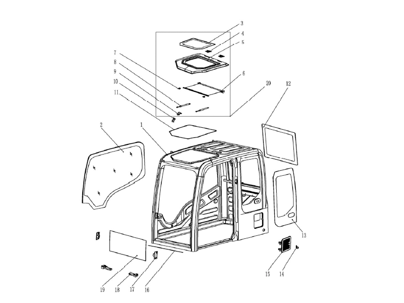 XCMG Cab