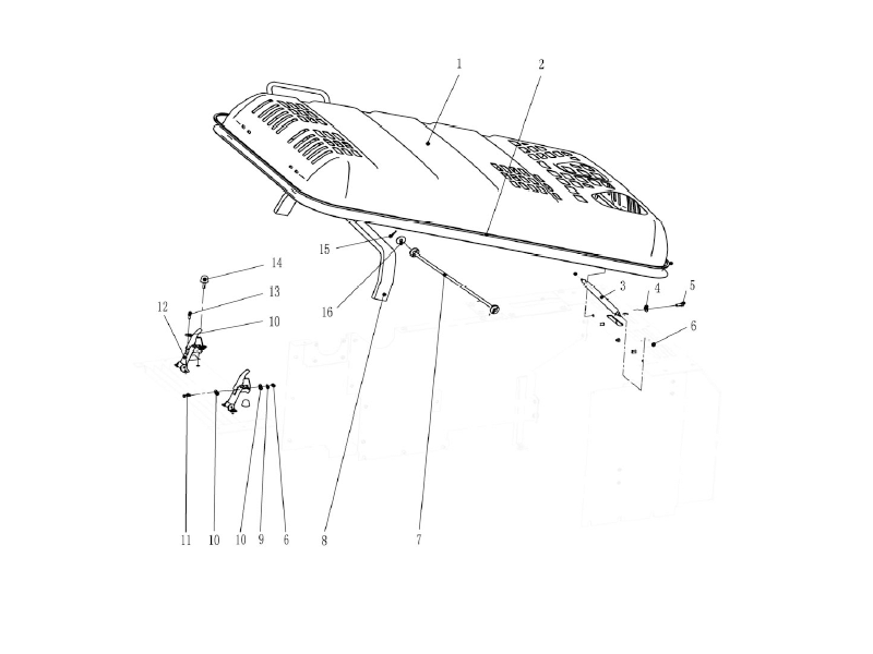 XCMG Canopy Assembly