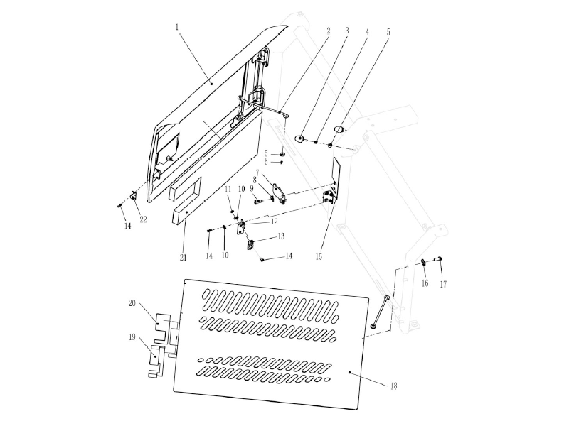 XCMG Canopy Assembly