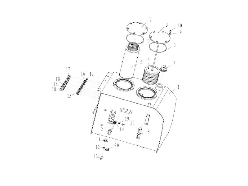 XCMG Hydraulic Oil Tank