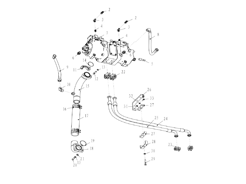XCMG Hydraulic System On Board