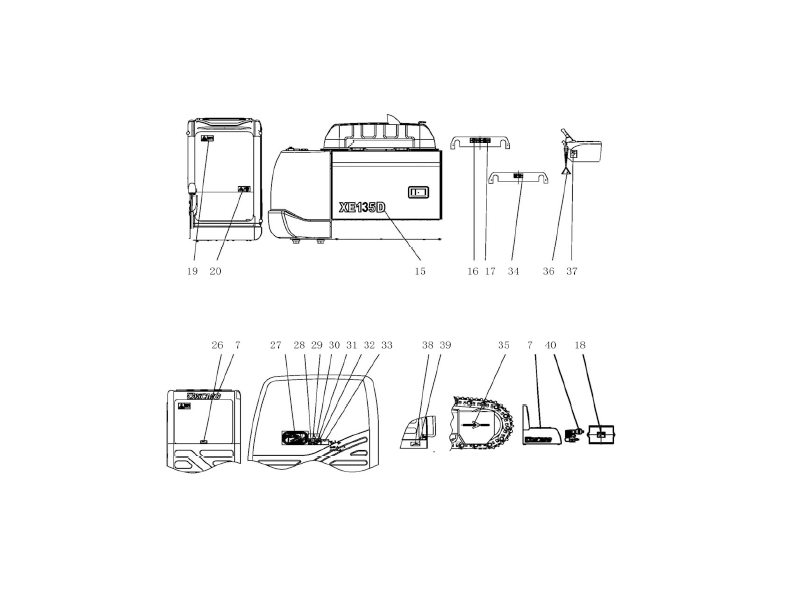 XCMG Markings
