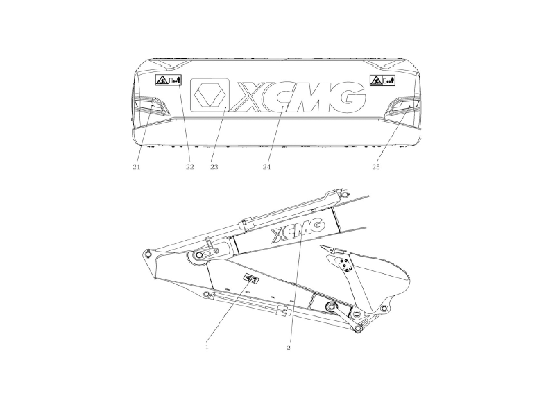XCMG Markings