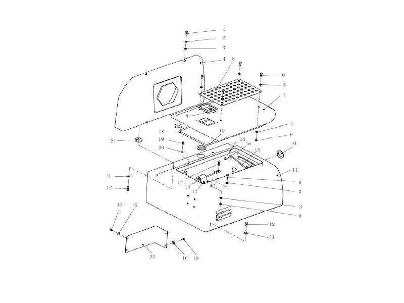 XCMG Toolbox Assembly