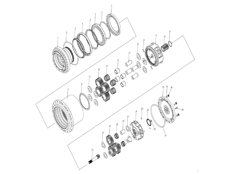 XCMG Traveling Motor