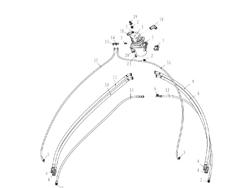XCMG Unloading Hydraulic System