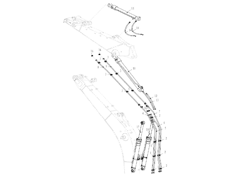 XCMG Working Device Piping