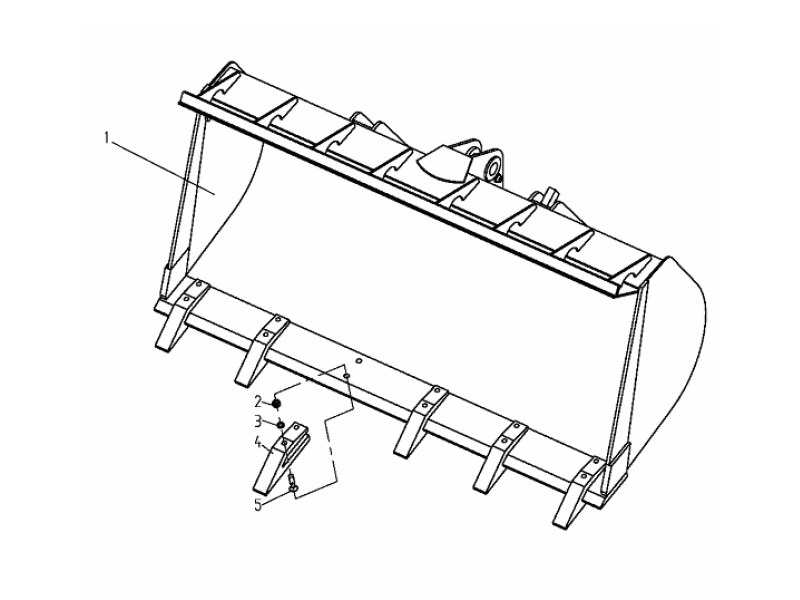 XCMG Wheel Loaders Bucket Assembly 6346910