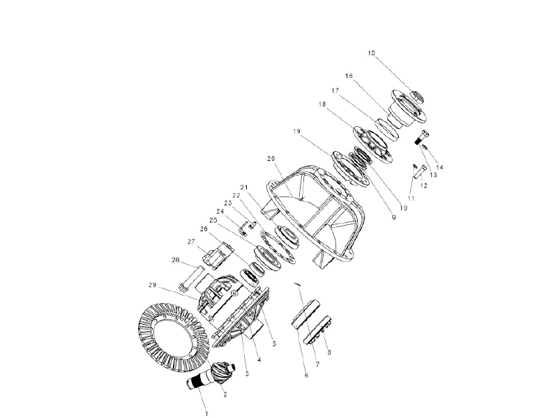 XCMG Wheel Loaders Main Reducer Assembly