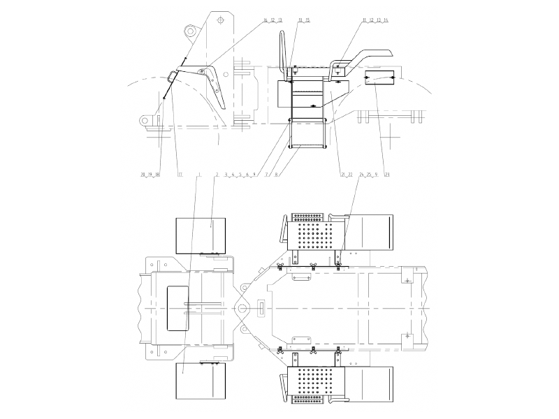 XCMG Wheel Loaders Rack System