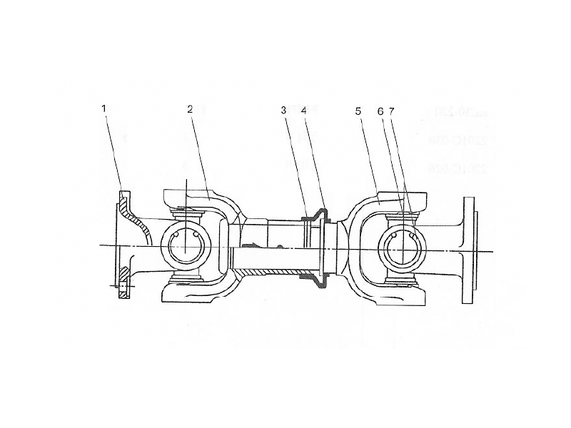 XCMG Wheel Loaders Rear Drive Shaft