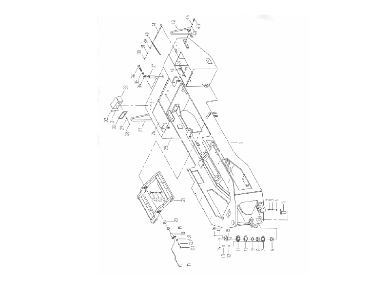 XCMG Wheel Loaders Rear Rack