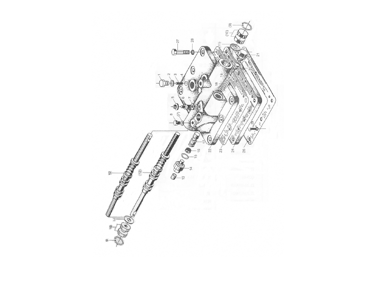 XCMG Wheel Loaders Transmission Manipulator Valve Assembly
