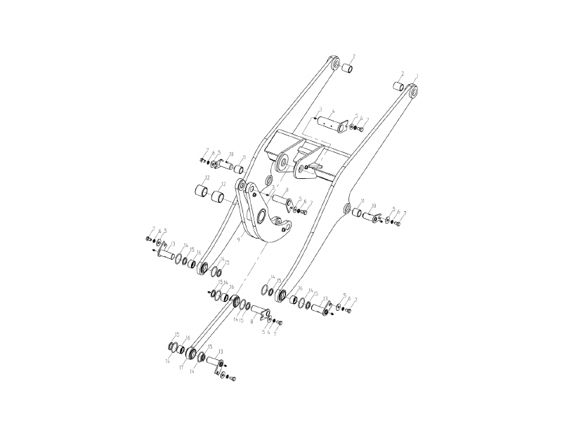 XCMG Wheel Loaders Work Link System (High Discharge)