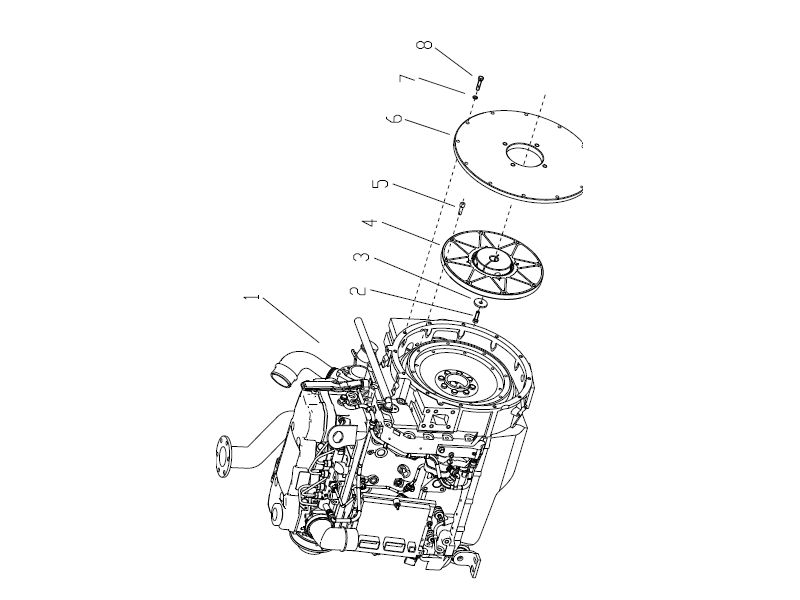 Drill Rig Engine System Optional
