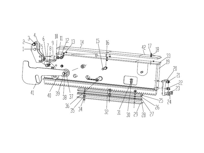 Drill Rig Front Rod Loader Arm