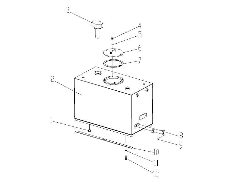 Drill Rig Fuel Tank