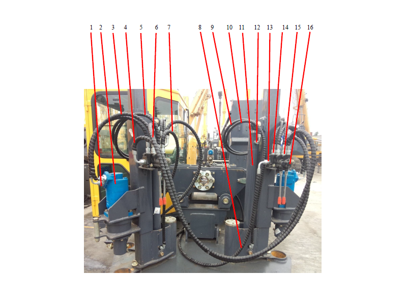 Drill Rig Ground Anchor Hydraulic Assembly
