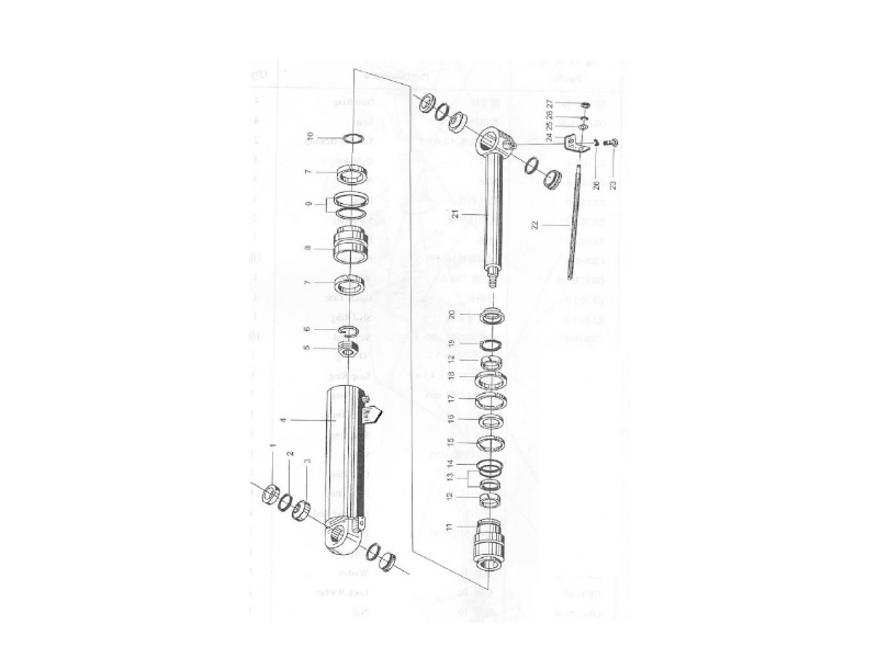 XCMG Wheel Loaders Bucket Cylinder