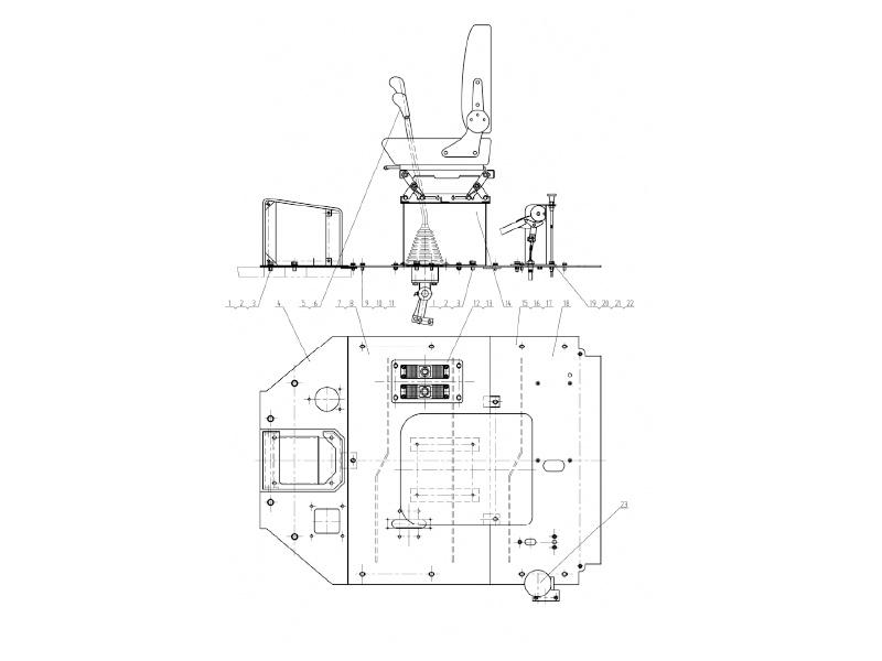 XCMG Wheel Loaders Floor Assembly