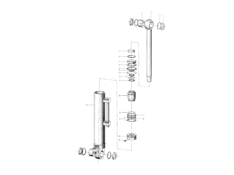 XCMG Wheel Loaders Left And Right Steering Cylinders