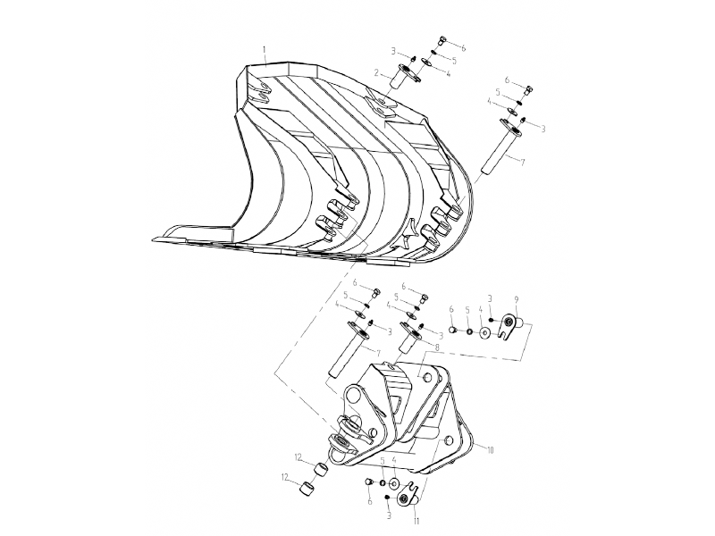 XCMG Wheel Loaders Side Unloading Device
