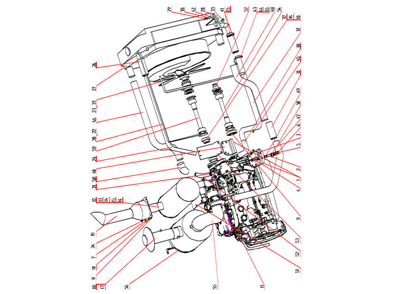 XCMG Grader Engine System