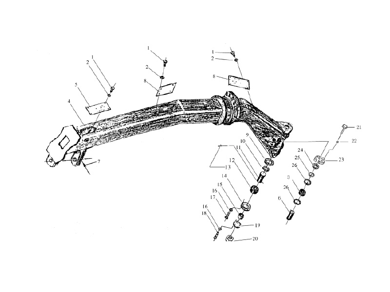 XCMG Grader Front Frame