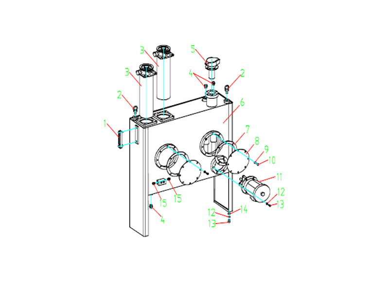 XCMG Garader Hydraulic Tank