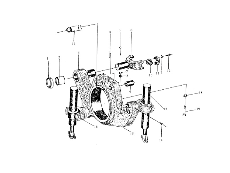 XCMG Grader Swing Chassis Assembly