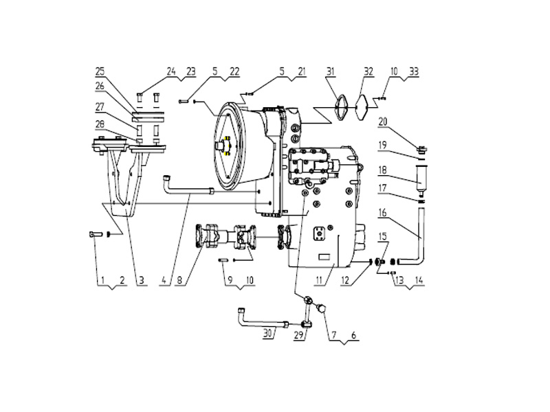 XCMG Grader Transmission System