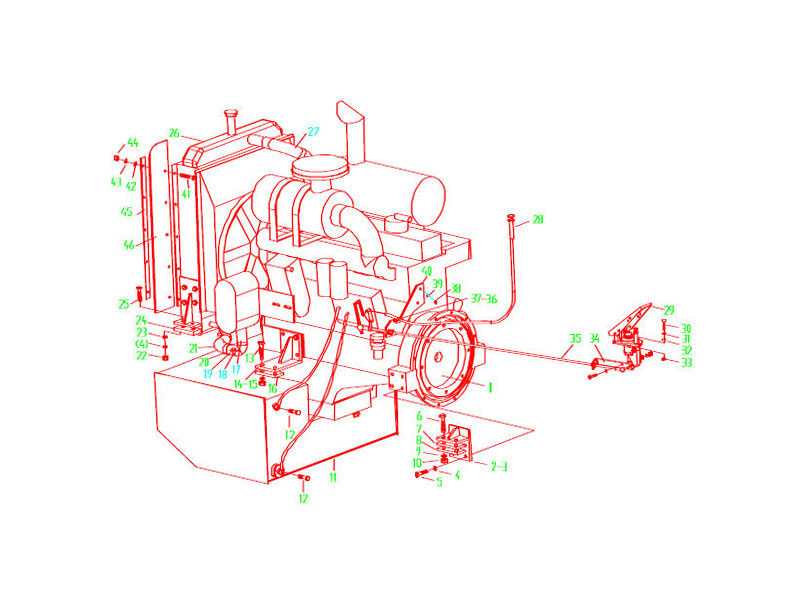 XCMG LW330F Wheel Loader Engine System