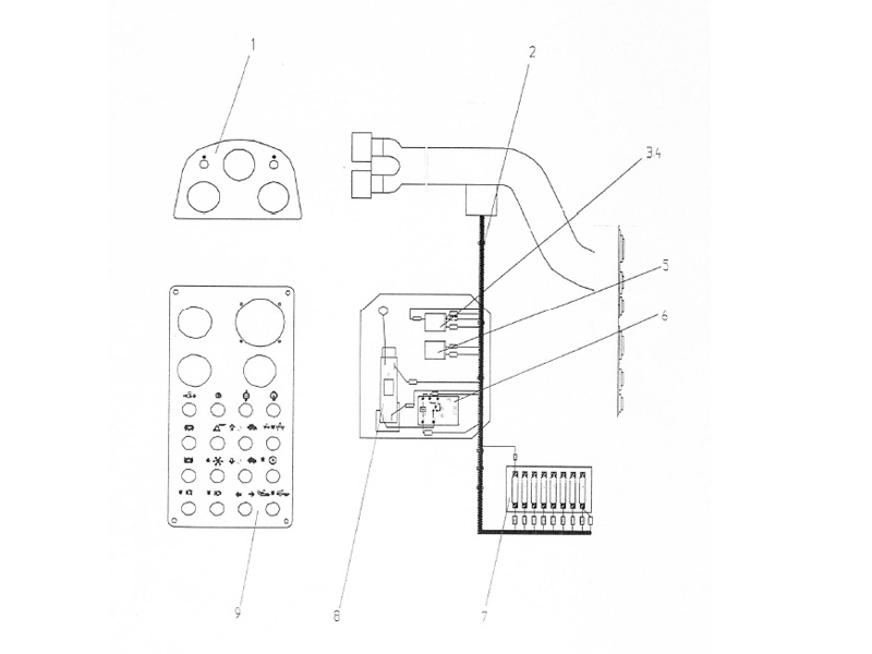 XCMG Road Roller Cable Instrument Box