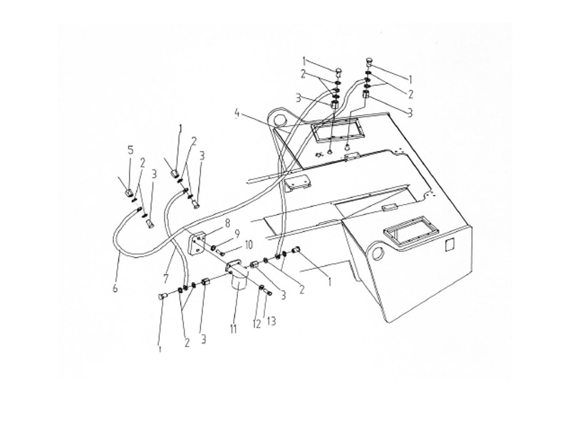 XCMG Road Roller Fuel System