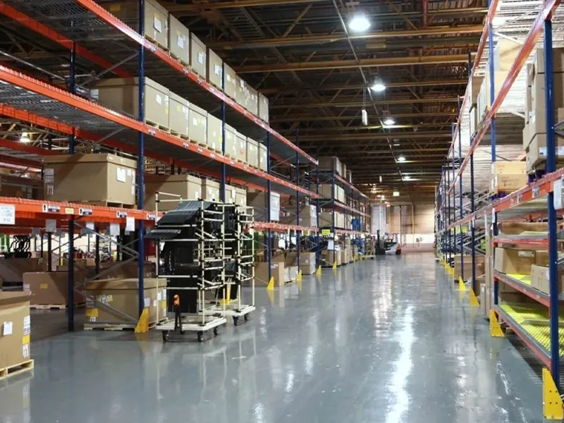 Staff training in warehouse