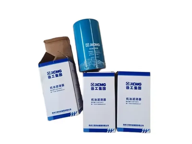 XCMG engine oil filter maintenance diagram